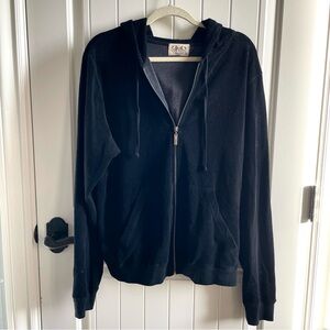 Juicy Couture Black Terrycloth Hoodie